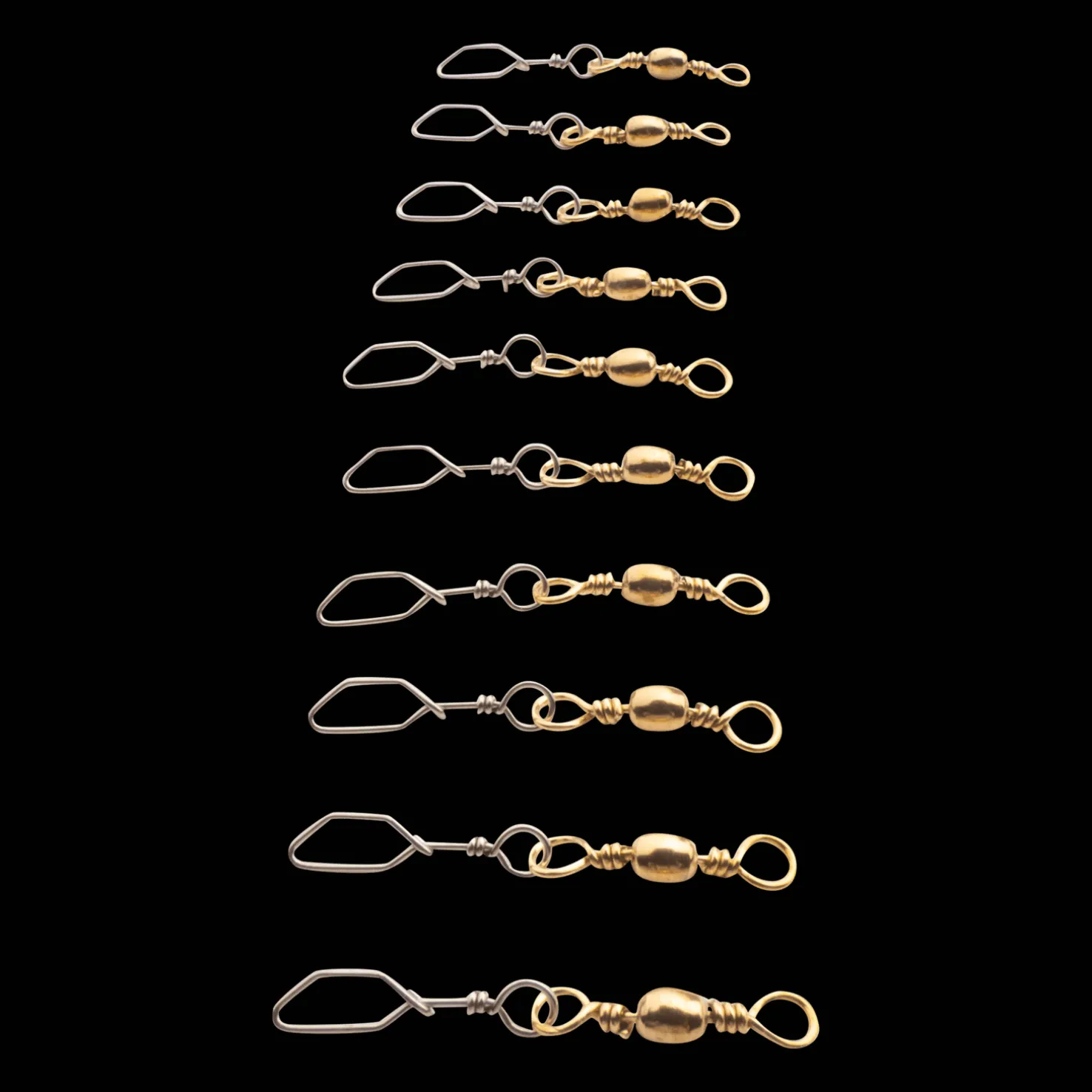 Abu Garcia Snap Swivels Gold 8, peruke - Kalastustarvikkeet - Abu Garcia Snap Swivels Gold 8, peruke