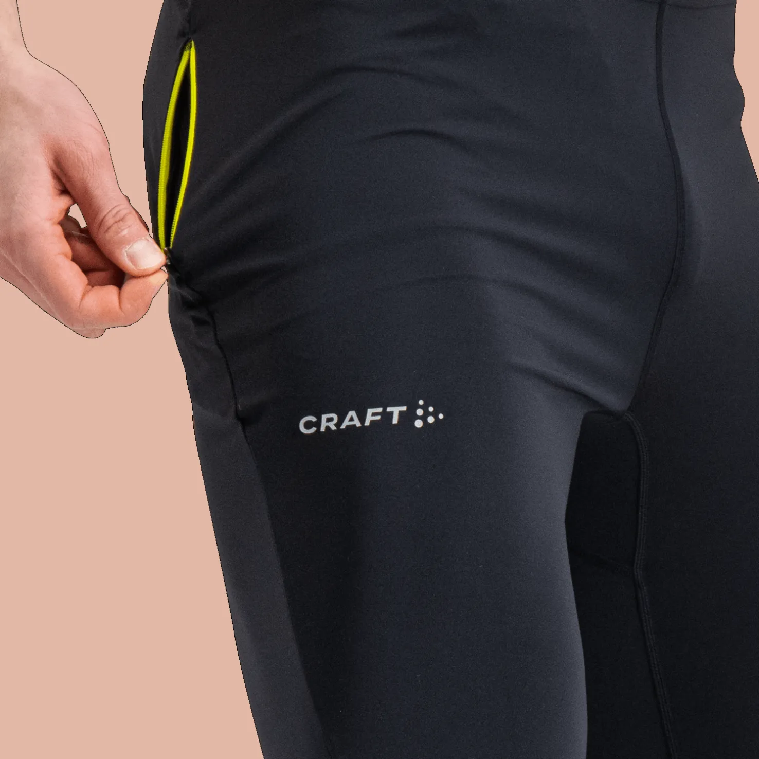 Adv Essence Zip Tights 2, miesten treenitrikoot - Treenitrikoot - Adv Essence Zip Tights 2, miesten treenitrikoot