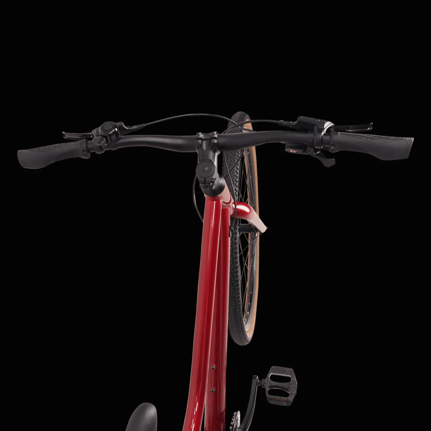 AX+ Scarlet Red 24, hybridipyörä, unisex - Hybridipyörät - AX+ Scarlet Red 24, hybridipyörä, unisex