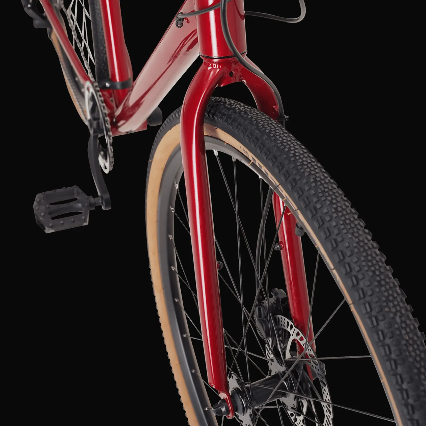 AX+ Scarlet Red 24, hybridipyörä, unisex - Hybridipyörät - AX+ Scarlet Red 24, hybridipyörä, unisex