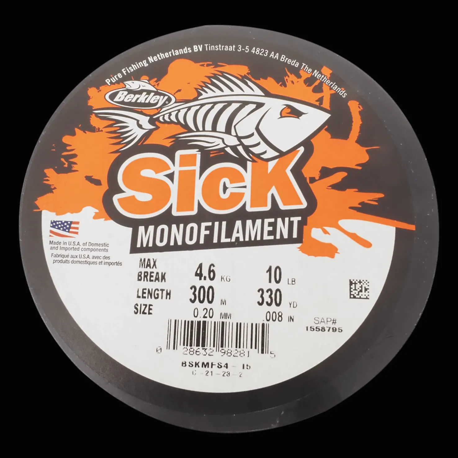 Berkley Sick Mono Clear 300m, monofilamenttisiima - Siimat Ja Perukkeet Kalastukseen - Berkley Sick Mono Clear 300m, monofilamenttisiima