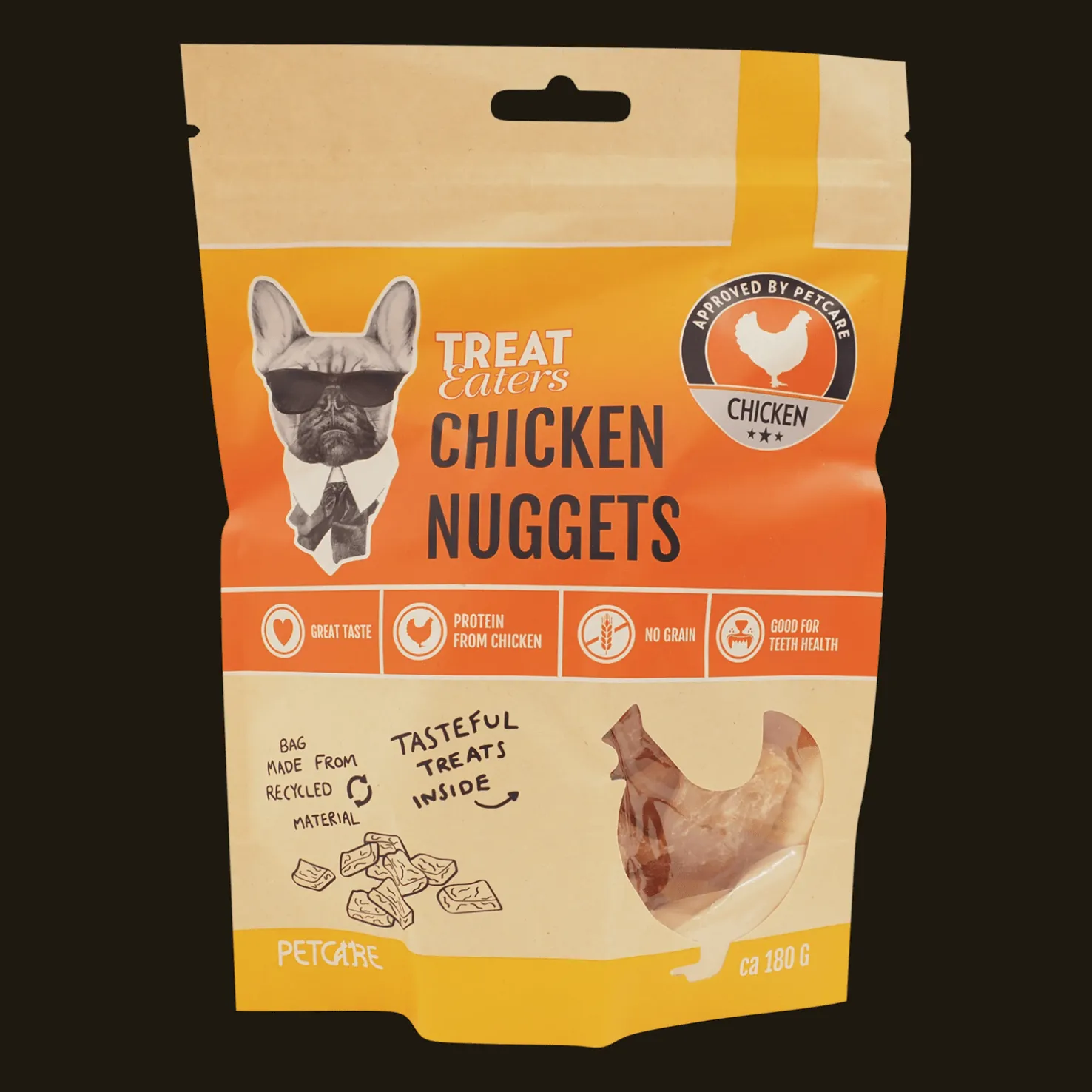 Chicken Nuggets 180g, koiran herkku - Koirankupit Ja Koiranruoka - Chicken Nuggets 180g, koiran herkku