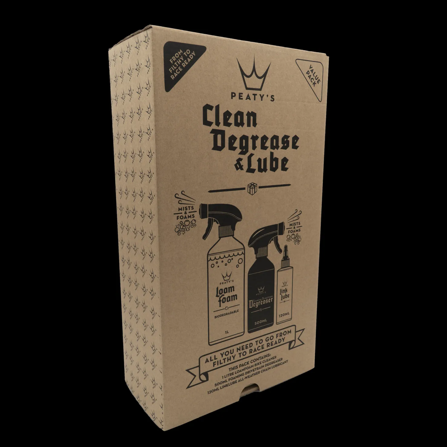 Clean Degrease Lube Gift Pack, pyörän puhdistussarja - Polkupyörän Ketjuöljyt Ja -Rasvat - Clean Degrease Lube Gift Pack, pyörän puhdistussarja