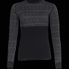 Dalen 2-layer wool Roundneck, naisten villapaita - Villakerrastot yläosat naiset - Dalen 2-layer wool Roundneck, naisten villapaita