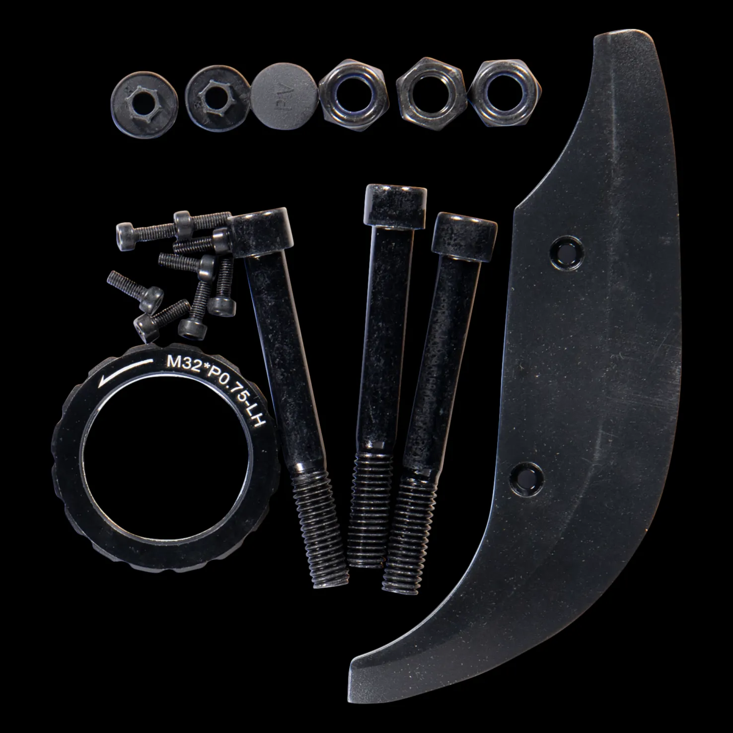 Drive unit mount. bolts E-Trekking 1.0 21 - Sähköpyörien Varaosat - Drive unit mount. bolts E-Trekking 1.0 21