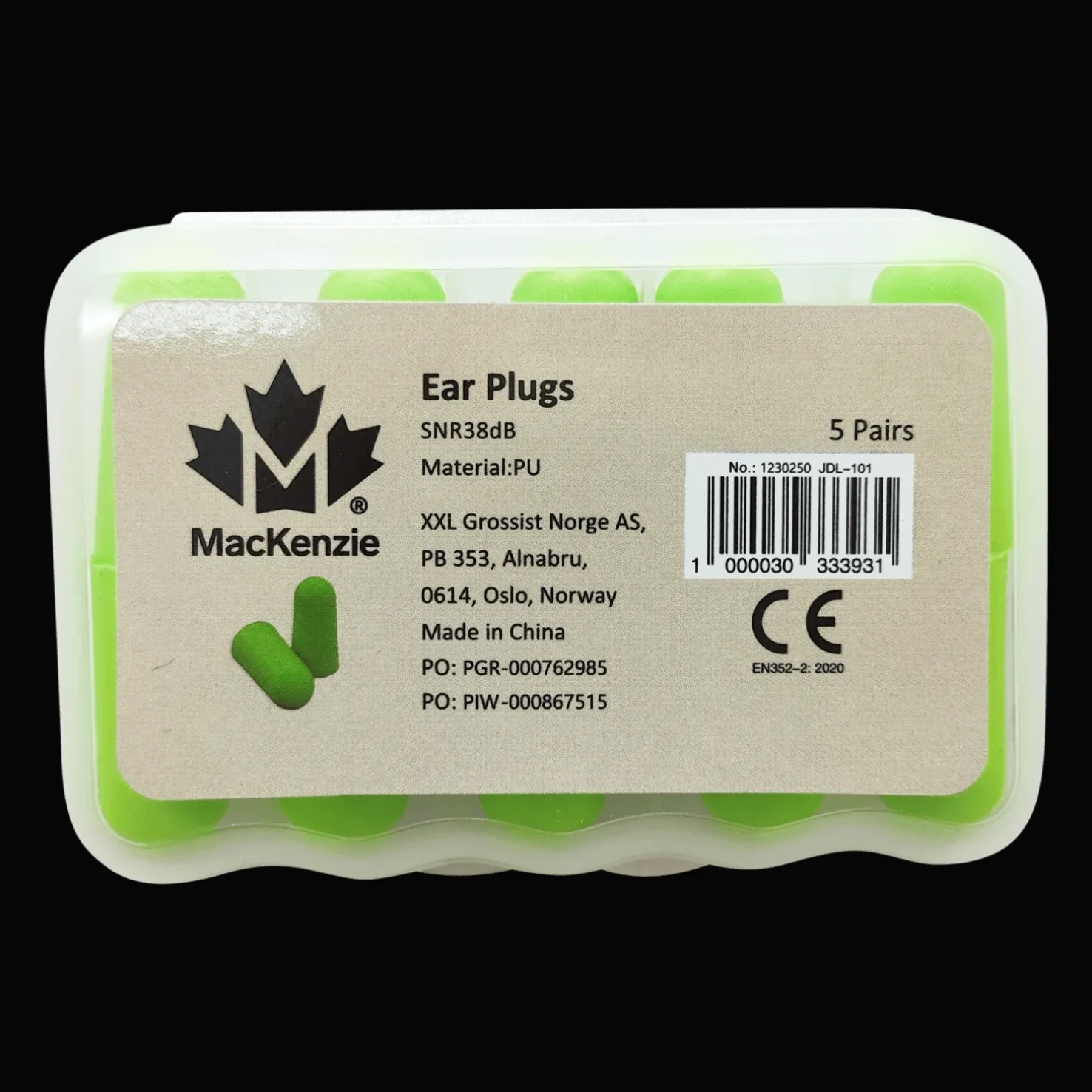 Ear Plugs 38dB, muotoiltavat korvatulpat - Kuulosuojaimet Metsästykseen - Ear Plugs 38dB, muotoiltavat korvatulpat