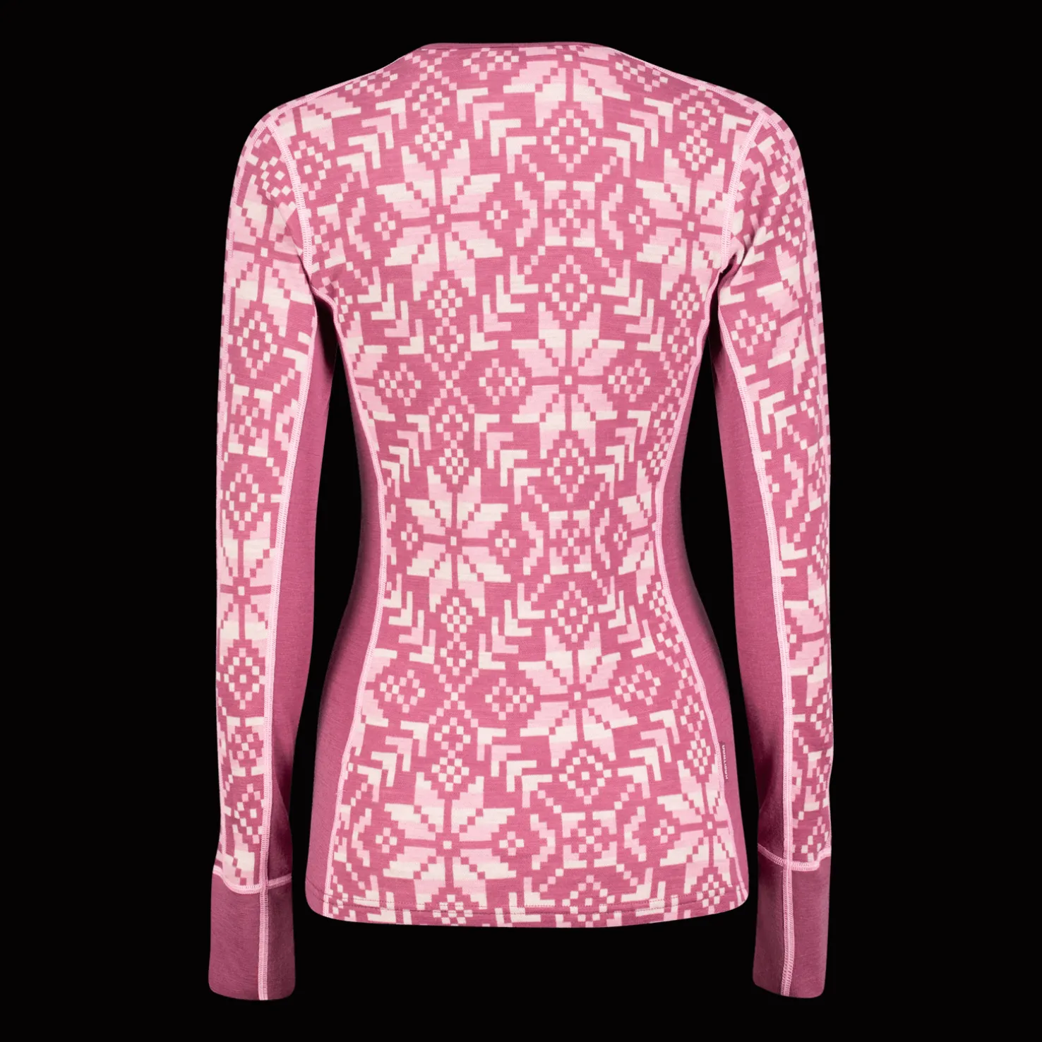 Else Long Sleeve, naisten villapaita - Villakerrastot yläosat naiset - Else Long Sleeve, naisten villapaita