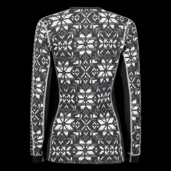 Else Long Sleeve, naisten villapaita - Villakerrastot yläosat naiset - Else Long Sleeve, naisten villapaita