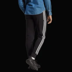 Essentials French Terry 3-Stripes Pant, collegehousut miehille - Vapaa-Ajan Housut - Essentials French Terry 3-Stripes Pant, collegehousut miehille