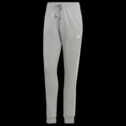 Essentials 3-Stripes French Terry Cuffed Pant, naisten collegehousut - Vapaa-Ajan Housut - Essentials 3-Stripes French Terry Cuffed Pant, naisten collegehousut