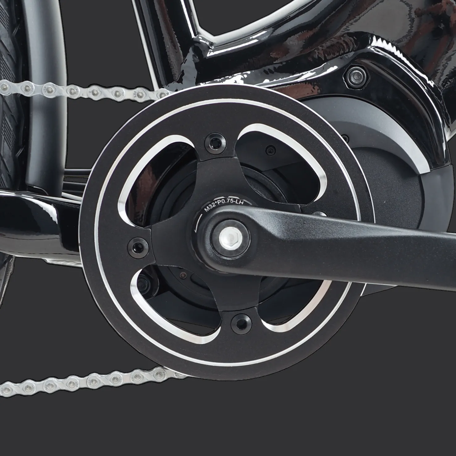 E-Trekking 1.0 Wave JET BLACK 24, naisten hybridisähköpyörä - Sähköpyörät - E-Trekking 1.0 Wave JET BLACK 24, naisten hybridisähköpyörä