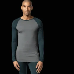 Falkenberg Bamboo Roundneck, miesten tekninen kerrastopaita - Tekniset kerrastoyläosat miehet - Falkenberg Bamboo Roundneck, miesten tekninen kerrastopaita