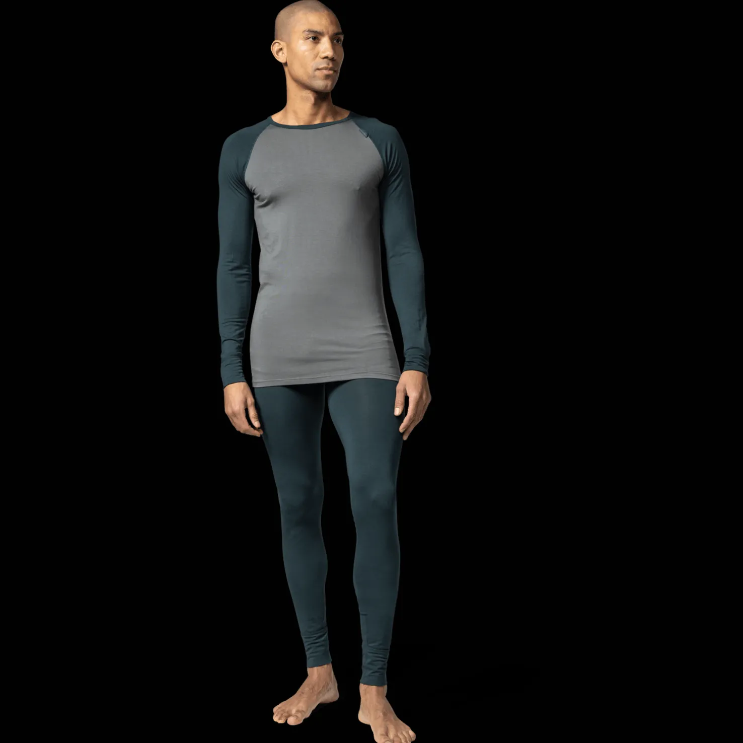 Falkenberg Bamboo Roundneck, miesten tekninen kerrastopaita - Tekniset kerrastoyläosat miehet - Falkenberg Bamboo Roundneck, miesten tekninen kerrastopaita