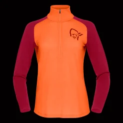 Femund Pureull Zip Neck W, naisten villapaita - Villapaidat - Femund Pureull Zip Neck W, naisten villapaita