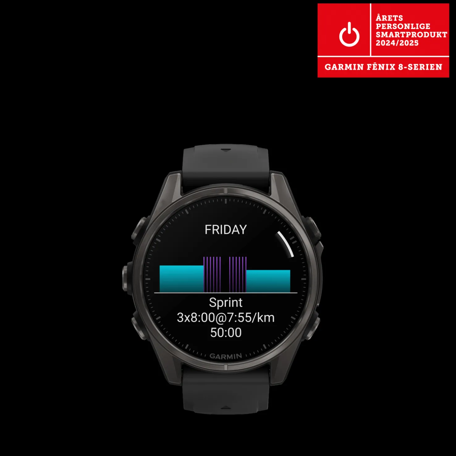 fenix 8 – 43 mm, AMOLED, Sapphire, älykello, unisex - Sykemittarit - fenix 8 – 43 mm, AMOLED, Sapphire, älykello, unisex