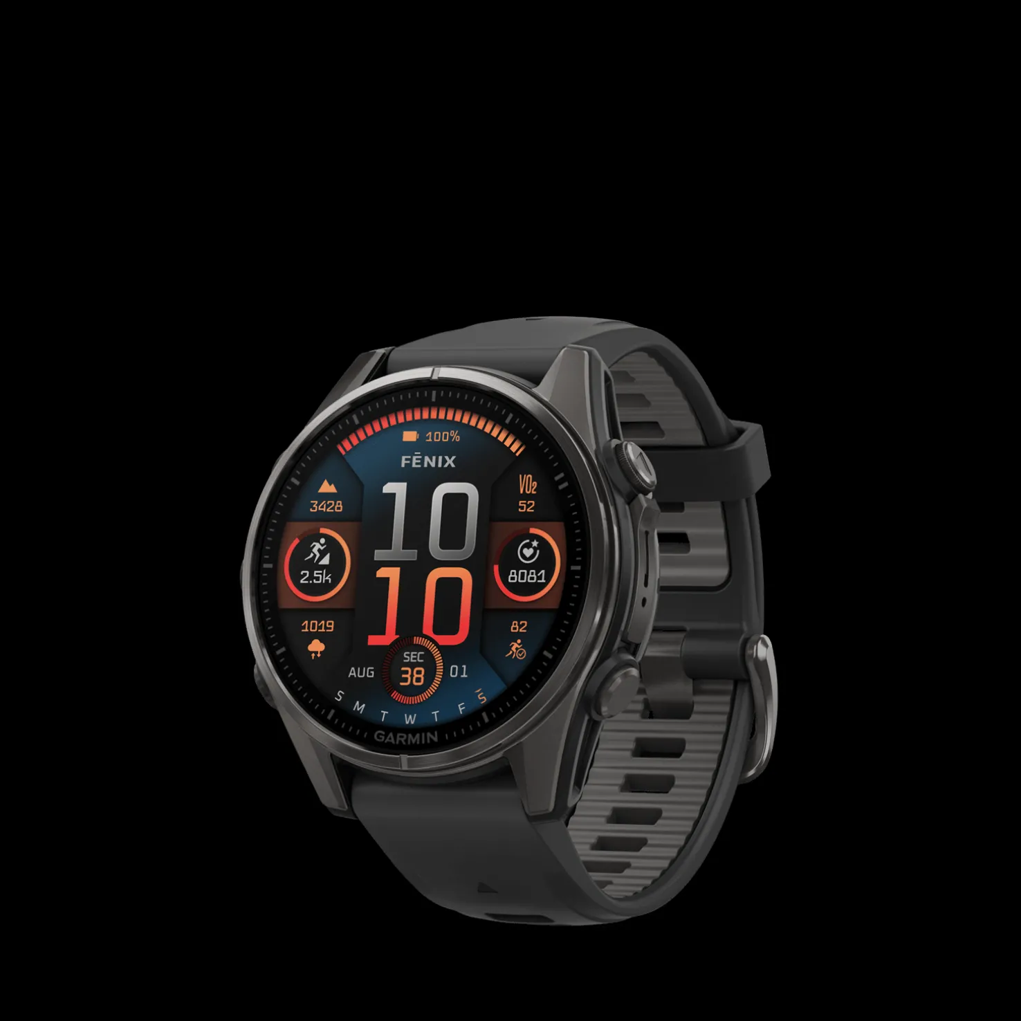 fenix 8 – 43 mm, AMOLED, Sapphire, älykello, unisex - Sykemittarit - fenix 8 – 43 mm, AMOLED, Sapphire, älykello, unisex