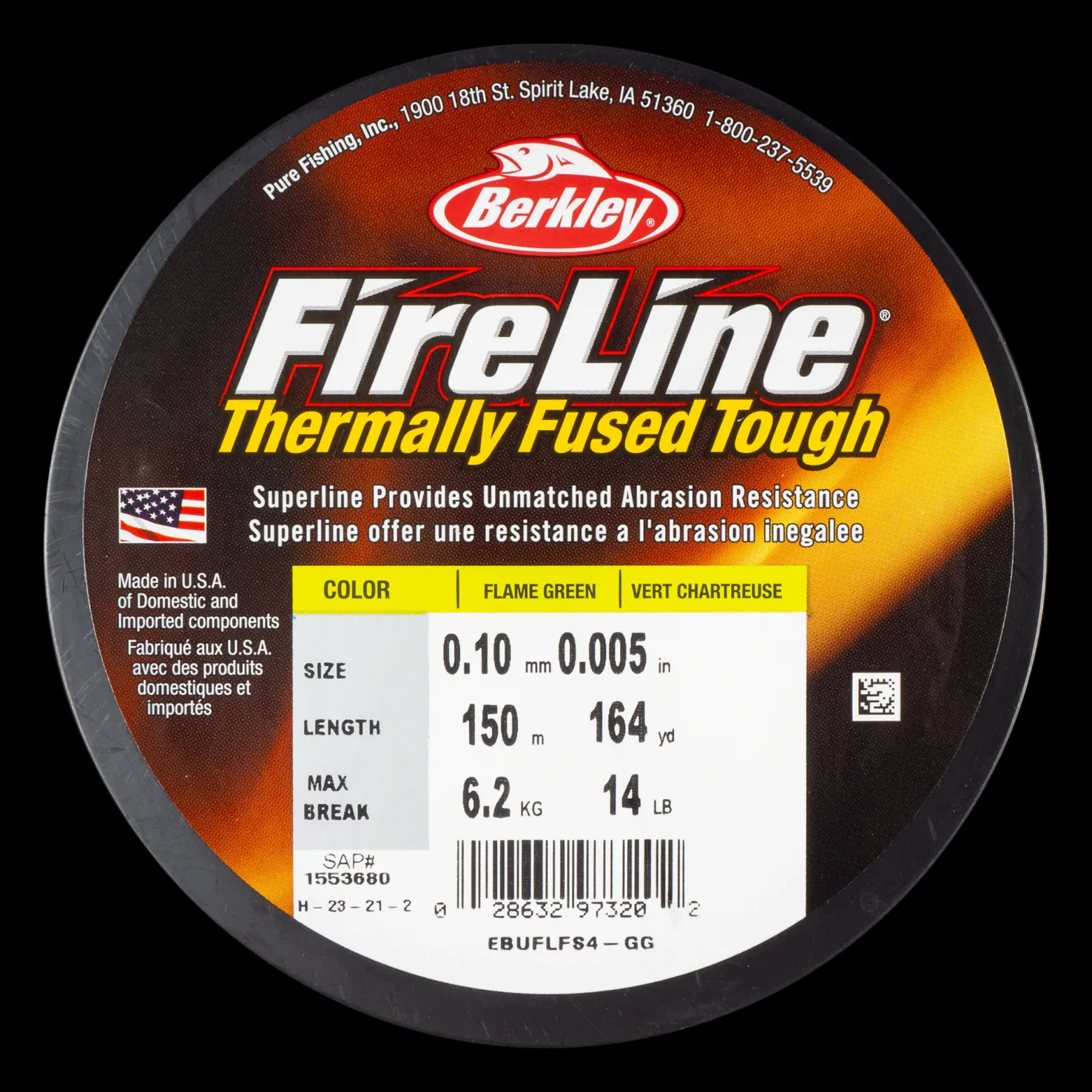 Fireline 150m Flame Green, multifilamenttisiima - Siimat Ja Perukkeet Kalastukseen - Fireline 150m Flame Green, multifilamenttisiima
