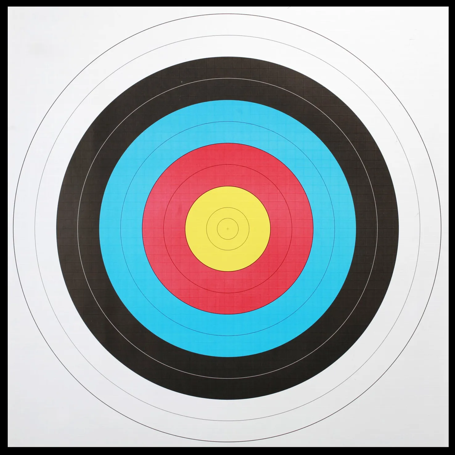 FITA seinäpaperi (taulut) 60cm 10 kpl - Jousiammunta - FITA seinäpaperi (taulut) 60cm 10 kpl