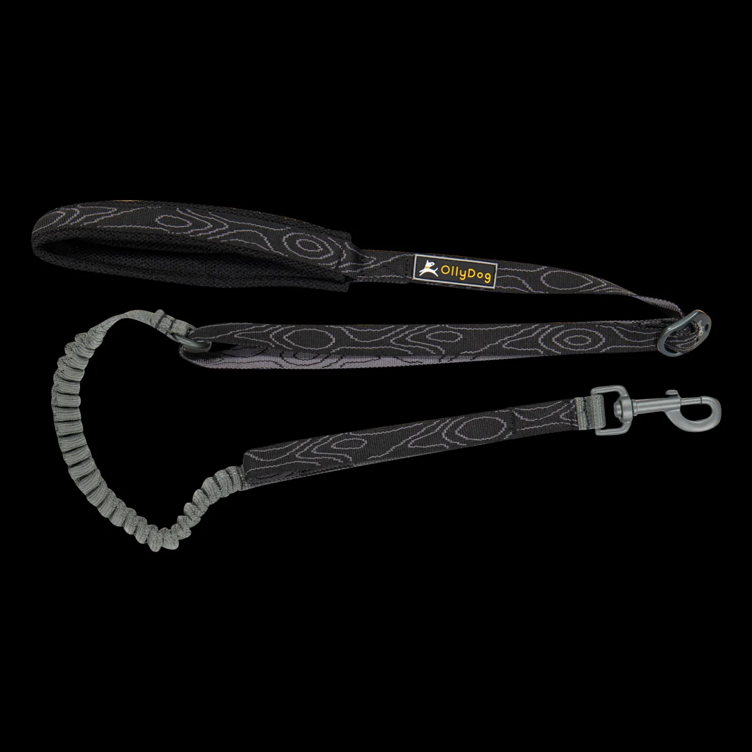 Flagstaff Adj Spring Leash Raven Bark, koiran talutushihna - Koiran Pannat, Hihnat Ja Koiran Fleksit - Flagstaff Adj Spring Leash Raven Bark, koiran talutushihna