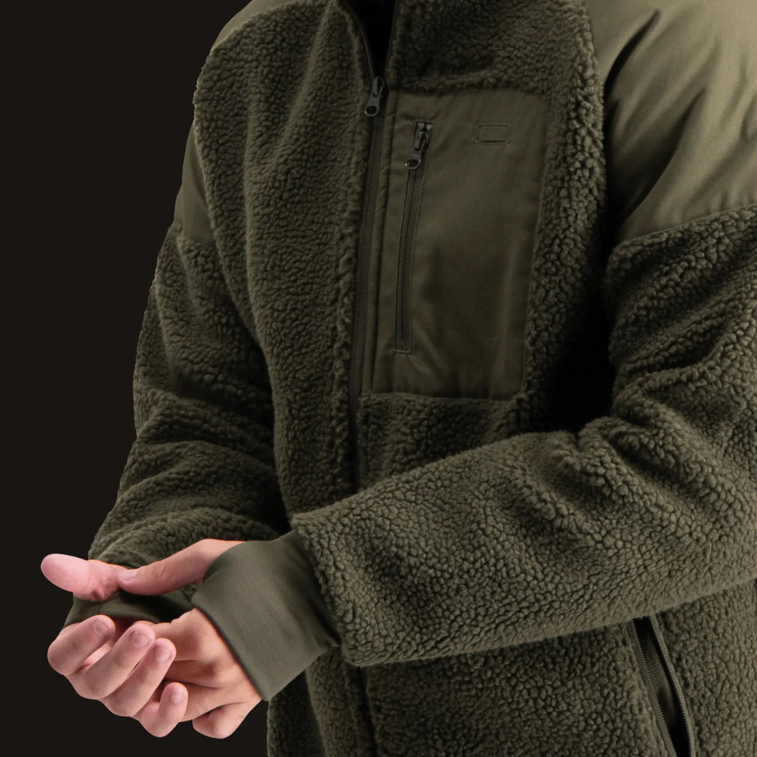 Fleece Jacket Warm, fleecetakki - Metsästystakit - Fleece Jacket Warm, fleecetakki