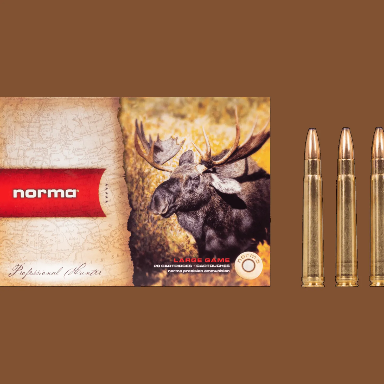 375 H & H Mag 19,4 g Oryx Norma, kiväärin patruuna - Kiväärin patruunat - 375 H & H Mag 19,4 g Oryx Norma, kiväärin patruuna