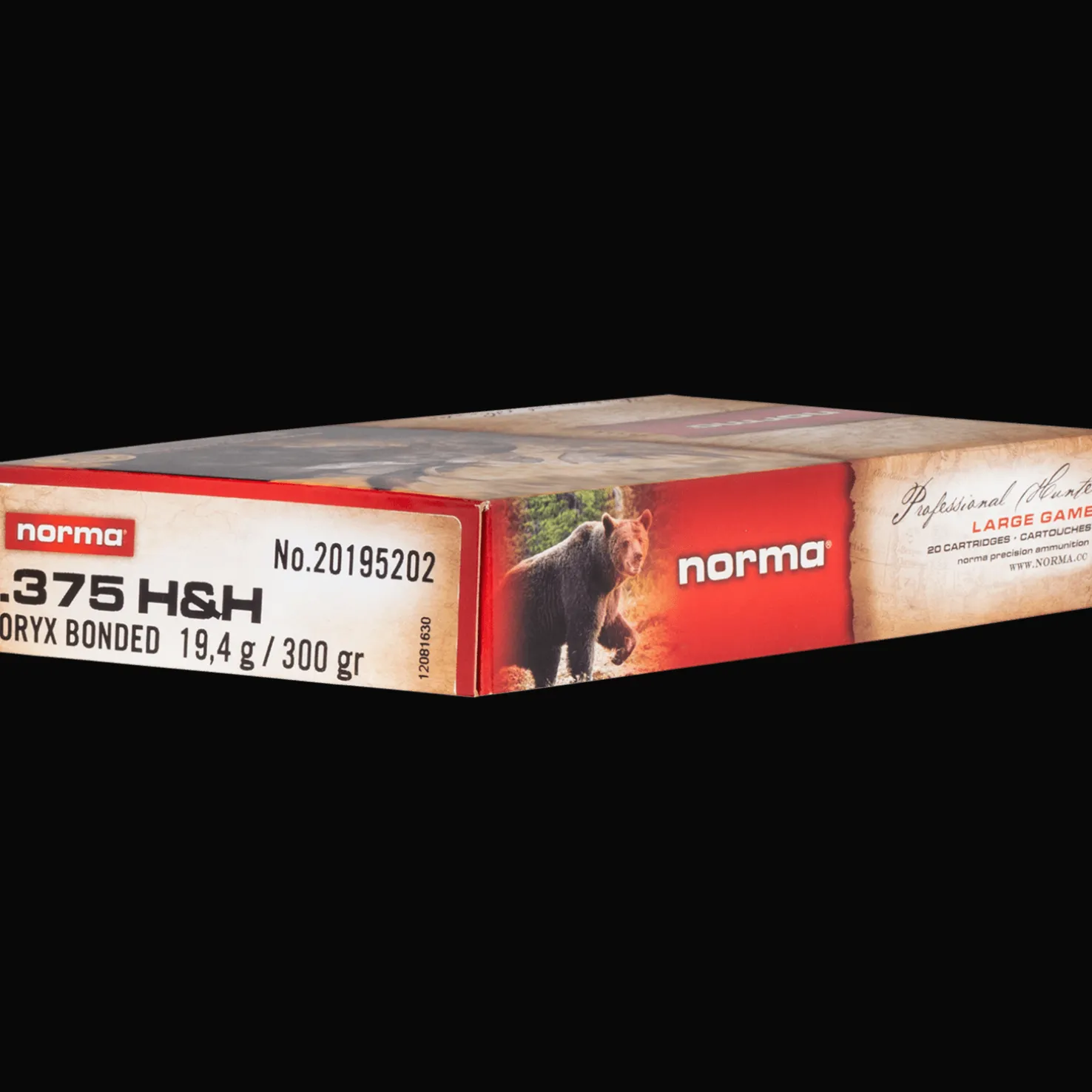 375 H & H Mag 19,4 g Oryx Norma, kiväärin patruuna - Kiväärin patruunat - 375 H & H Mag 19,4 g Oryx Norma, kiväärin patruuna