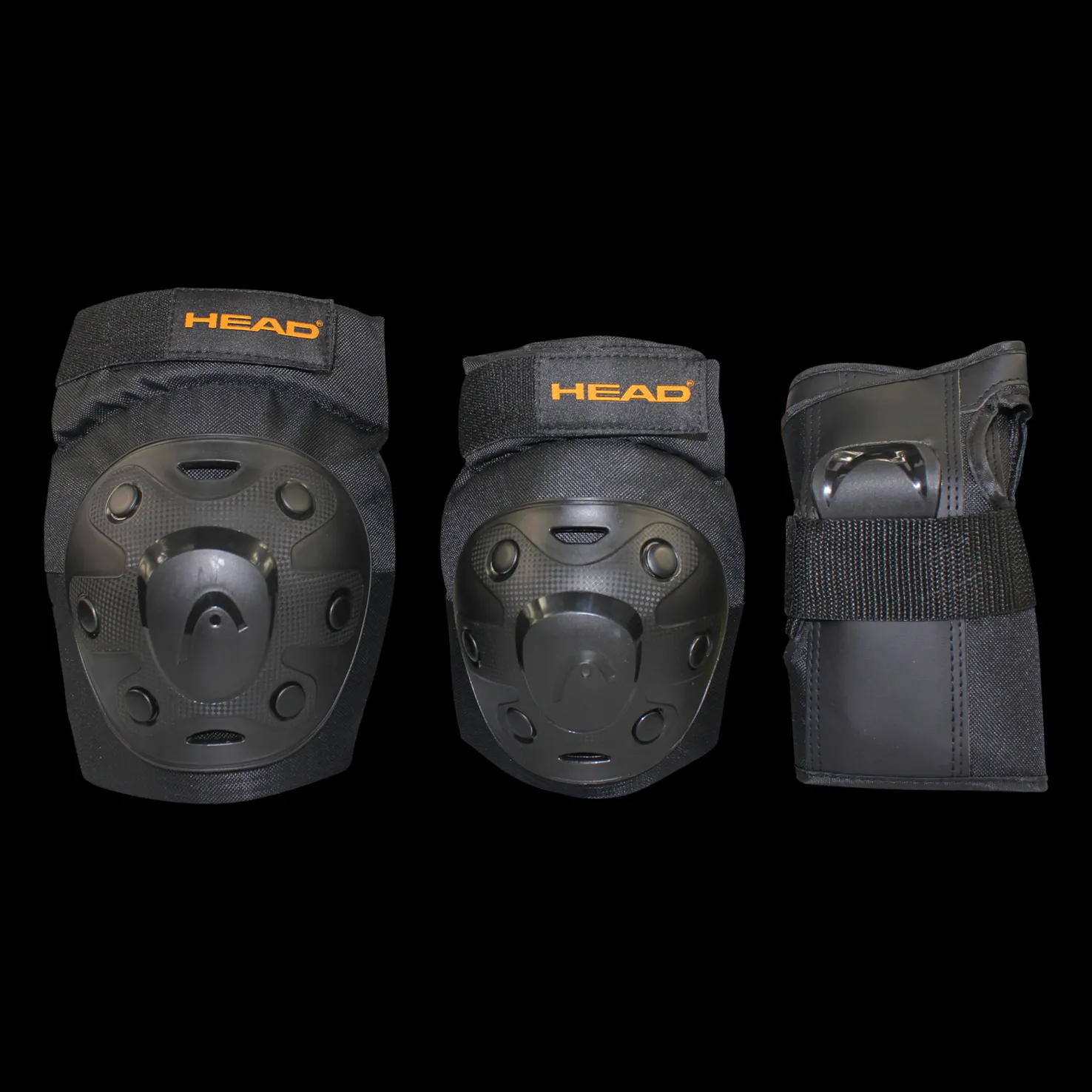 Head Kid Protection Set Blk-23/24, suojasetti rullaluisteluun lapset - - Head Kid Protection Set Blk-23/24, suojasetti rullaluisteluun lapset