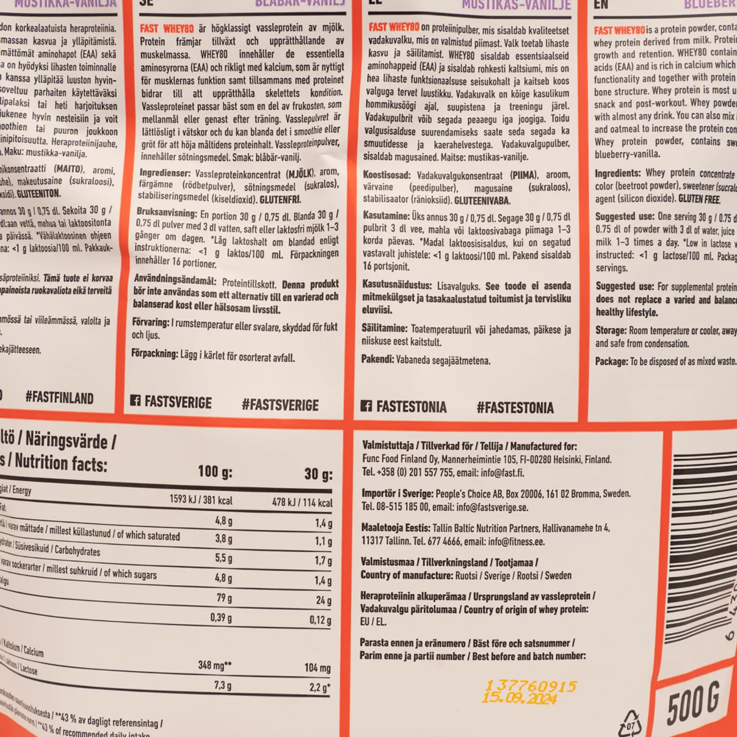 HERA80 - Proteiinilisät - HERA80