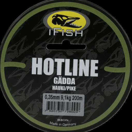 Hot Line, Gädda 200m 0,35mm - Siimat Ja Perukkeet Kalastukseen - Hot Line, Gädda 200m 0,35mm