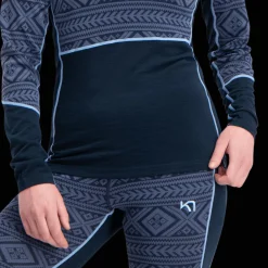 Ida Long Sleeve, naisten villapaita - Villakerrastot yläosat naiset - Ida Long Sleeve, naisten villapaita