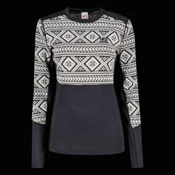 Ida Long Sleeve, naisten villapaita - Villakerrastot yläosat naiset - Ida Long Sleeve, naisten villapaita