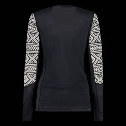 Ida Long Sleeve, naisten villapaita - Villakerrastot yläosat naiset - Ida Long Sleeve, naisten villapaita