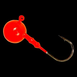 Ifish big game -jigipää, 3 kpl. 8/0 35,0 g fluo.pun. - Kalastustarvikkeet - Ifish big game -jigipää, 3 kpl. 8/0 35,0 g fluo.pun.