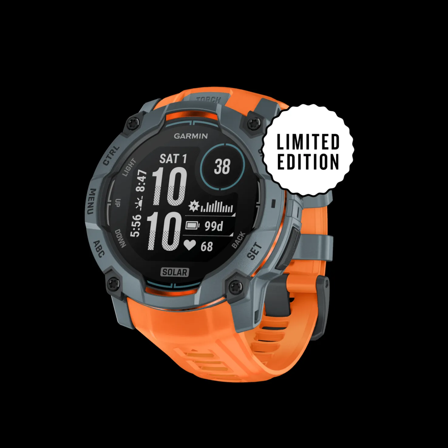 Instinct 3 Solar, 50mm, älykello - Sykemittarit - Instinct 3 Solar, 50mm, älykello