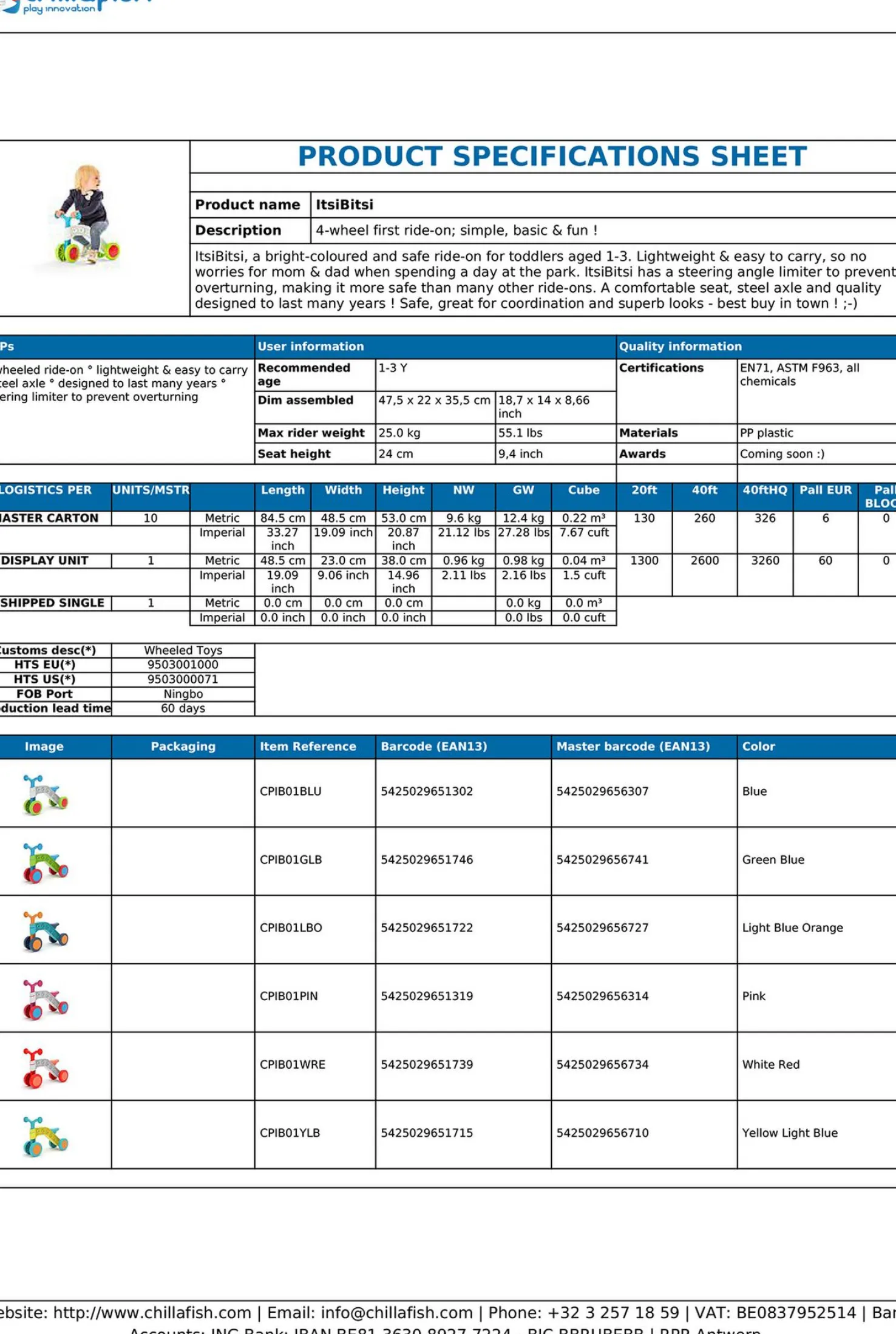 ItsiBitsi, lasten potkupyörä - Potkulaudat - ItsiBitsi, lasten potkupyörä