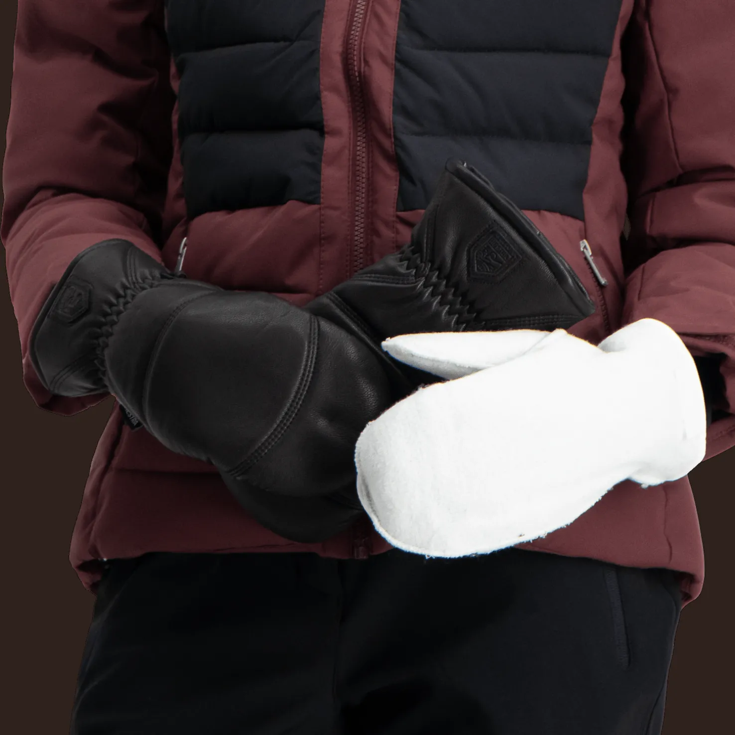 Leather Box Mittens, unisex rukkaset - Hanskat Ja Rukkaset - Leather Box Mittens, unisex rukkaset