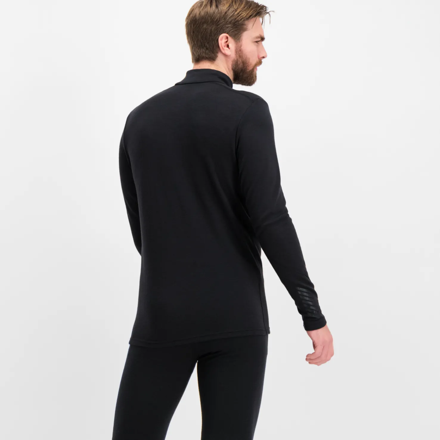 Lifa Merino Midweight 1/2 Zip, miesten villakerrastopaita - Villakerrastot yläosat miehet - Lifa Merino Midweight 1/2 Zip, miesten villakerrastopaita