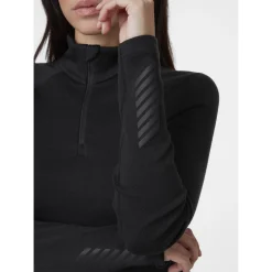 Lifa Merino Midweight 1/2 Zip, naisten villapaita - Villakerrastot yläosat naiset - Lifa Merino Midweight 1/2 Zip, naisten villapaita