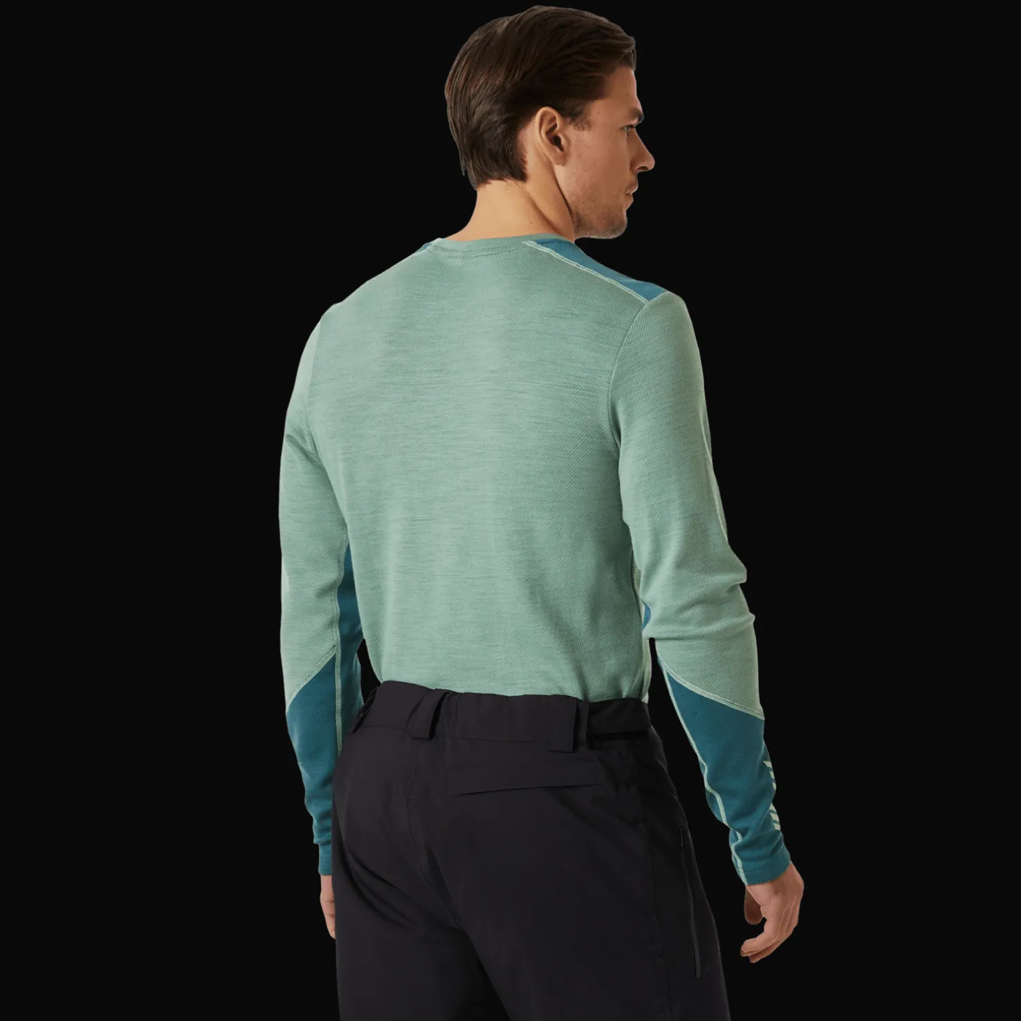 LIFA Merino Midweight Crew, miesten villapaita - Villakerrastot yläosat miehet - LIFA Merino Midweight Crew, miesten villapaita