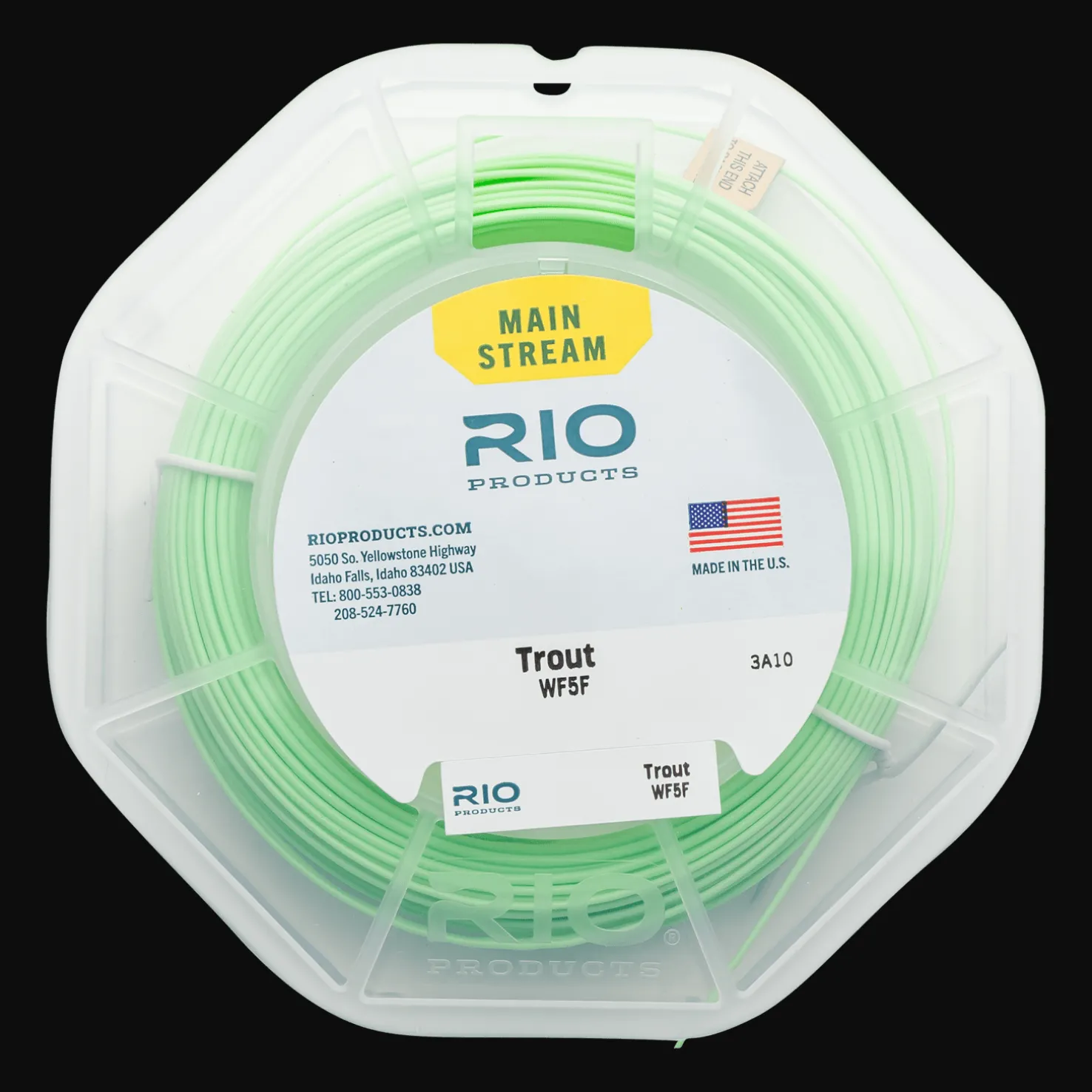 MainStream Trout WF8F Lemon Green, perhosiima - Perhosiimat - MainStream Trout WF8F Lemon Green, perhosiima