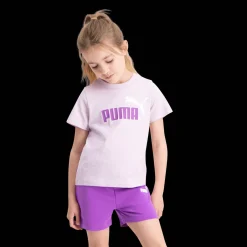 Minicats Tee & Shorts Set, lasten setti - Verryttelyasut - Minicats Tee & Shorts Set, lasten setti