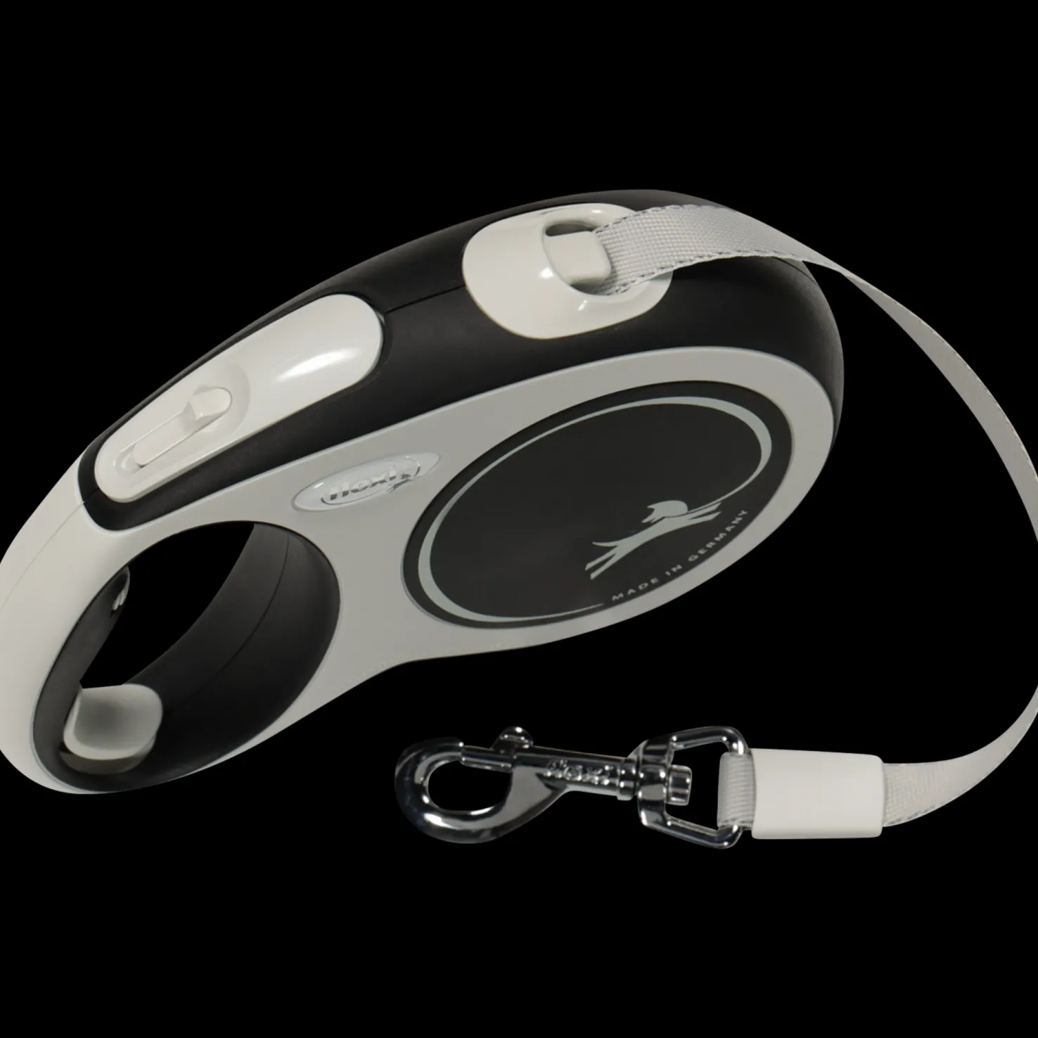 New Comfort Tape L 5 Svart, koiran talutin - Koiran Pannat, Hihnat Ja Koiran Fleksit - New Comfort Tape L 5 Svart, koiran talutin