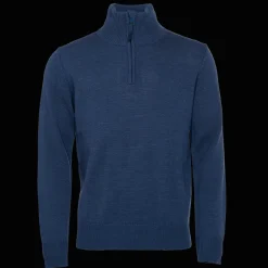 Nordfjord Half Zip Knitted Sweater, villapaita - Villapaidat - Nordfjord Half Zip Knitted Sweater, villapaita