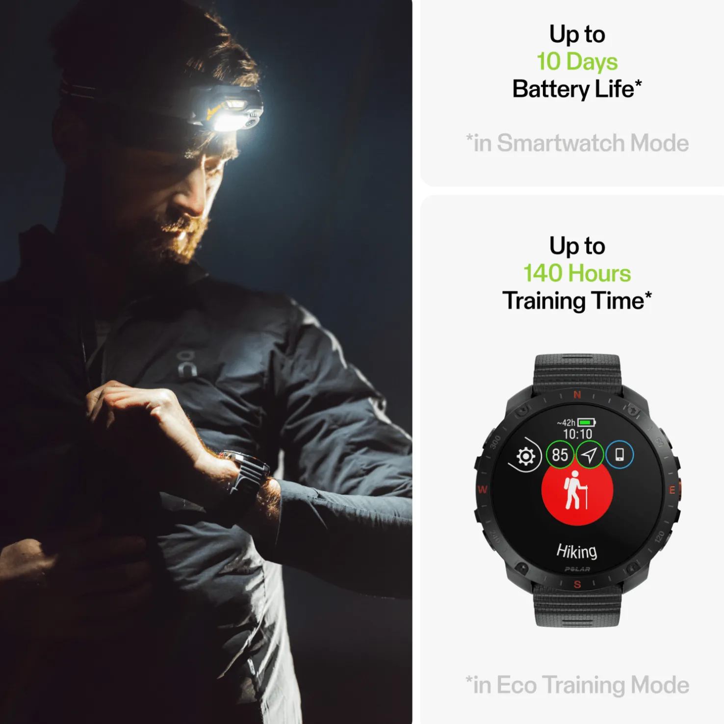 Polar Grit X2 Pro, älykello, multisportkello, unisex - Sykemittarit - Polar Grit X2 Pro, älykello, multisportkello, unisex