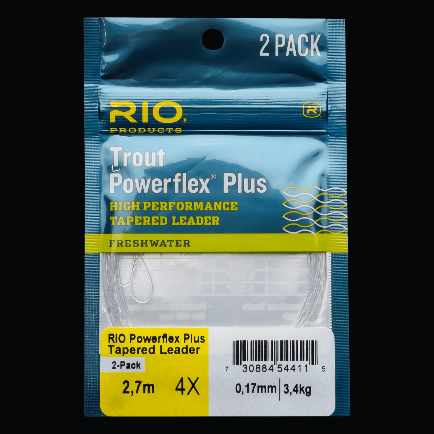 PowerflexPlus Leader 9ft 4X 0,17mm/3,4kg, peruke - Perhosiimat - PowerflexPlus Leader 9ft 4X 0,17mm/3,4kg, peruke