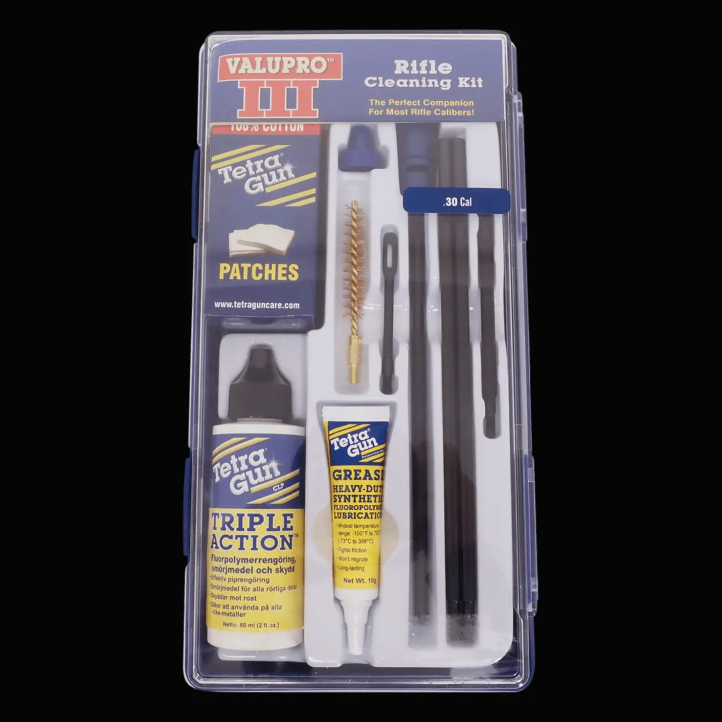 Puhdistussarja, kal. 30/7,62 mm, kivääri - Asehuolto - Puhdistussarja, kal. 30/7,62 mm, kivääri