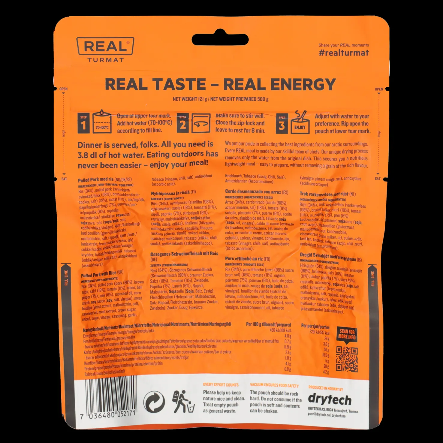 Pulled Pork w/Rice, nyhtöpossu-riisi-pata - Retkiruoat Ja -Muonat - Pulled Pork w/Rice, nyhtöpossu-riisi-pata