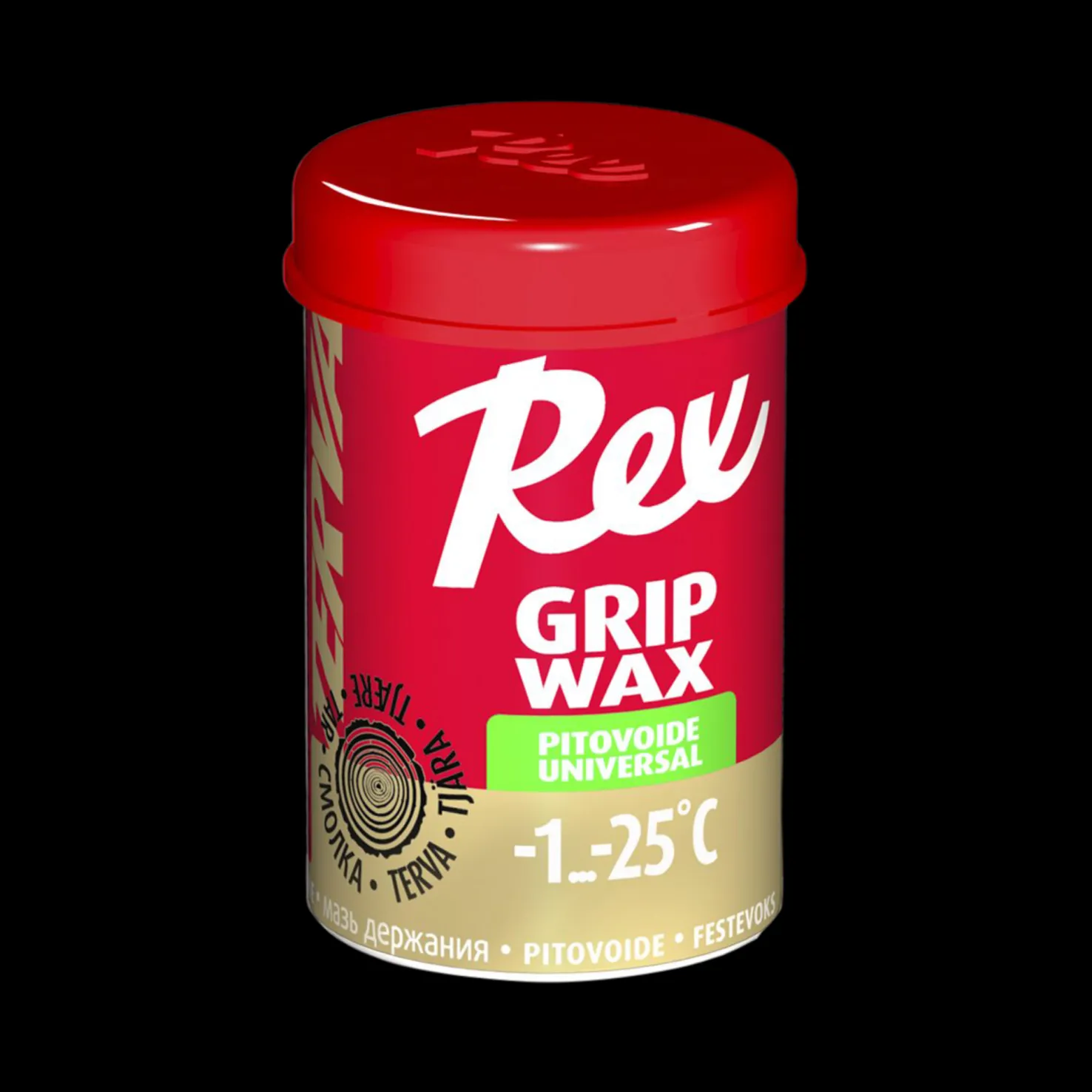 Rex Grip Wax Universal Tare -1/-25C 24/25, yleispitovoide - Pitovoiteet Suksiin - Rex Grip Wax Universal Tare -1/-25C 24/25, yleispitovoide