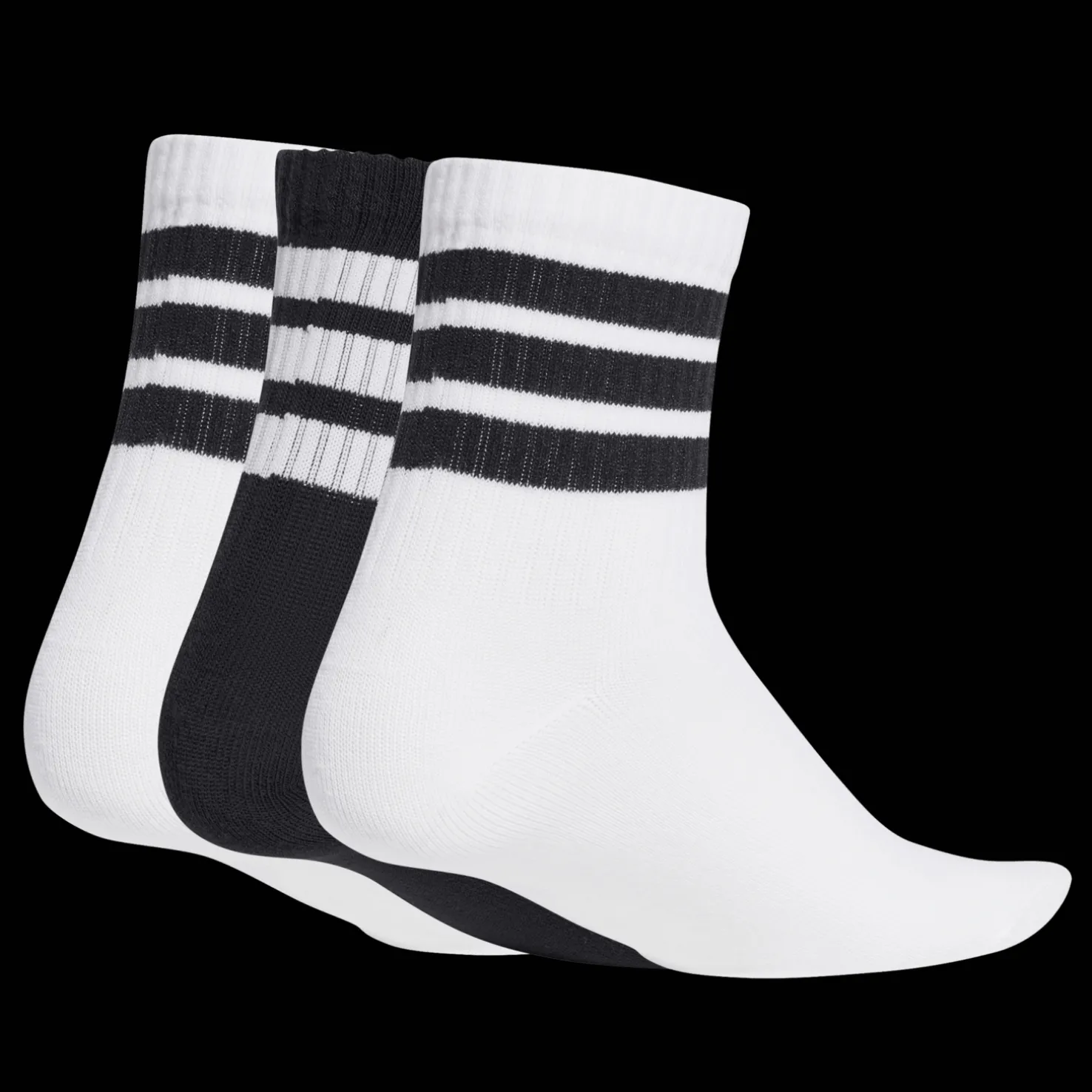 Ribbed Socks 3 Pairs, nuorten sukat - Puuvillasukat - Ribbed Socks 3 Pairs, nuorten sukat