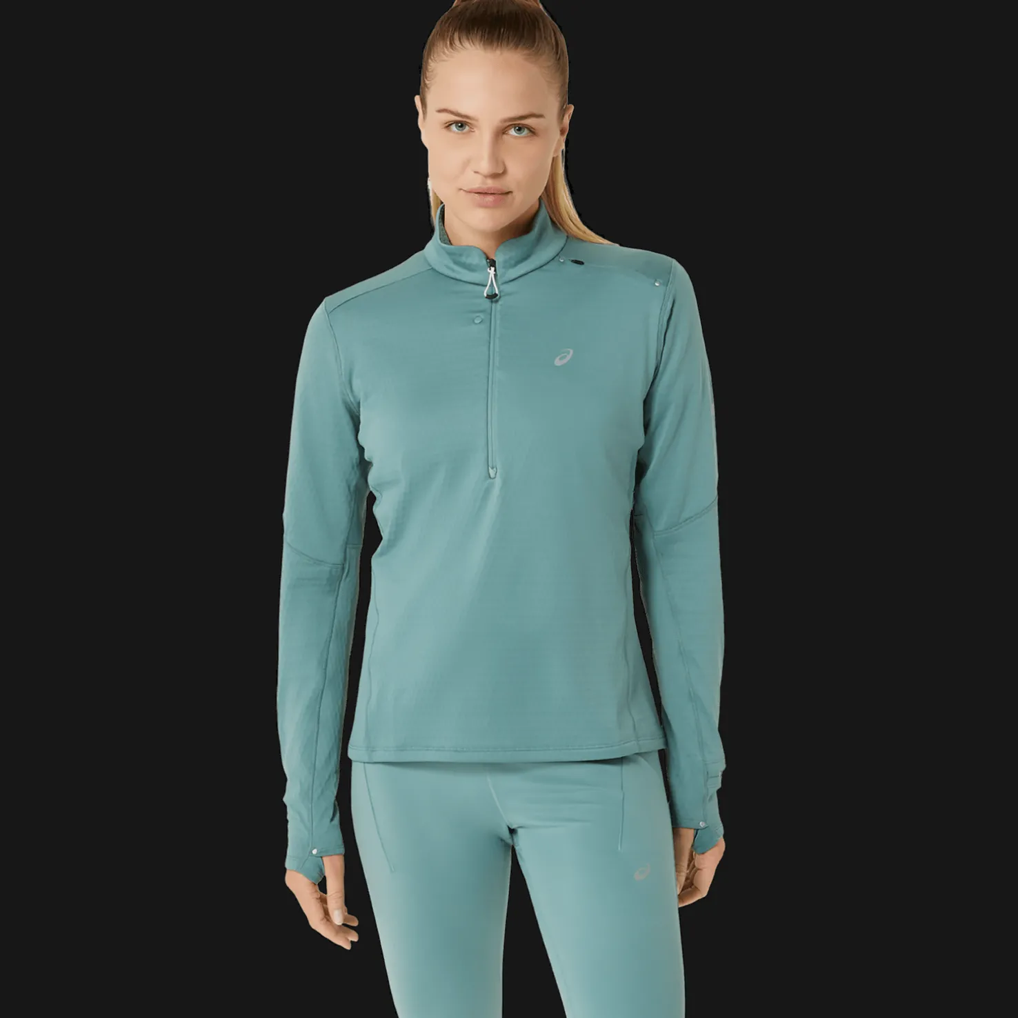 Road Winter 1/2 Zip Mid Layer, naisten treenipaita - Treenipaidat - Road Winter 1/2 Zip Mid Layer, naisten treenipaita